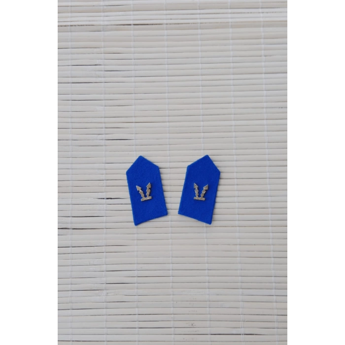 hava kuvvetleri koyu mavi kumas muhabere astsubay yaka spoleti