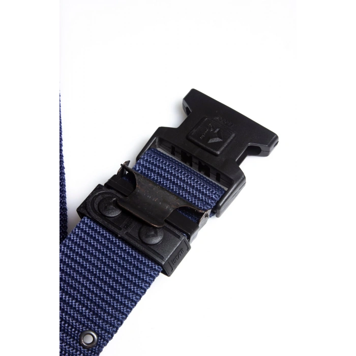 hava kuvvetleri lacivert renkli plastik tokali delikli airsoft taktik askeri palaska dokuma kemer