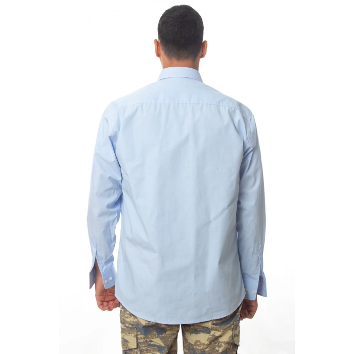 hava kuvvetleri mavi renkli astsubay ve uzman cavus uzun kollu harici gomlek