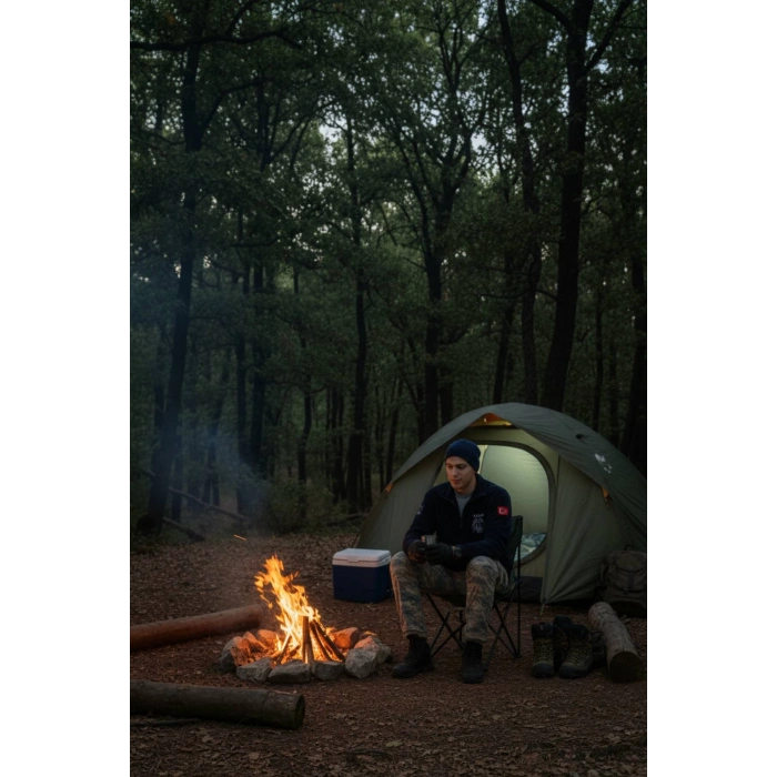 hava kuvvetleri ozel tasarim uzun kollu lacivert renkli tam fermuarli kartal nakisli bato yaka soguk gecirmez polar
