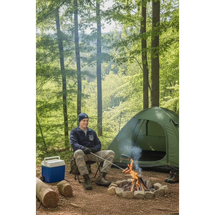hava kuvvetleri ozel tasarim uzun kollu lacivert renkli tam fermuarli kartal nakisli bato yaka soguk gecirmez polar
