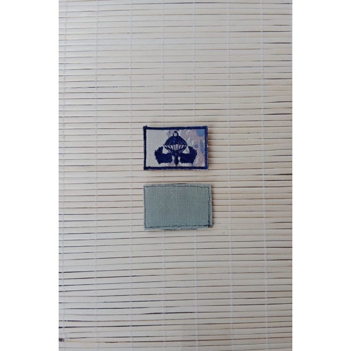 Hava Kuvvetleri Kamuflaj Renkli Nakis islemeli Parasut Bez Brovesi