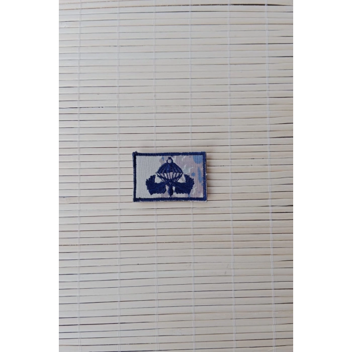 Hava Kuvvetleri Kamuflaj Renkli Nakis islemeli Parasut Bez Brovesi