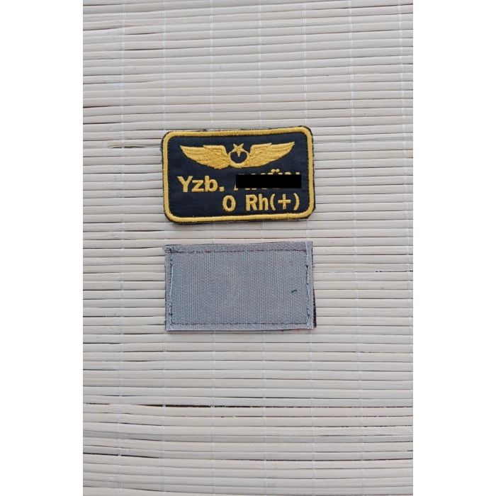 hava kuvvetleri pilot rutbe soyad kan grubu yazili bez isimlikli nakisli brovesi