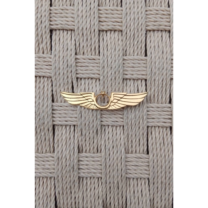 Hava Kuvvetleri Sari renkli hava pilot metal gogus brovesi