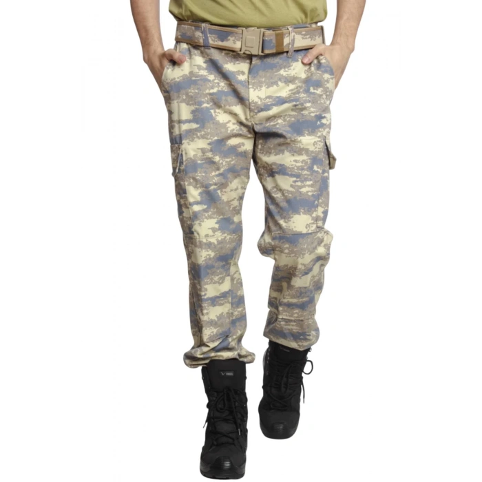 Hava Kuvvetleri Sedef Yesili Renkli 4 Cepli Uzun Kollu Fermuarli Citcitli ic Cepli Orjinal Pilot Mont Ceket Kamuflaj Pantolon Alt Ust Takim