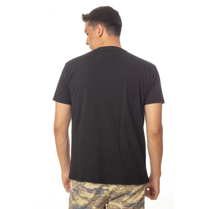 hava kuvvetleri siyah renkli kisa kollu yuvarlak yaka pamuklu f 15 strike eagle tisort