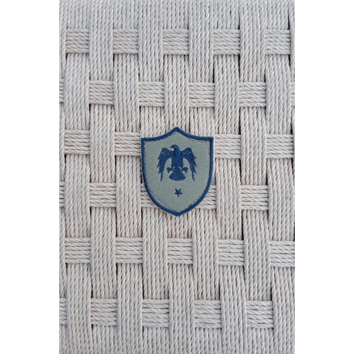 Hava Kuvvetleri Tegmen Subay Gri Zemin Kartal Nakisli Mini Tisort Rutbe