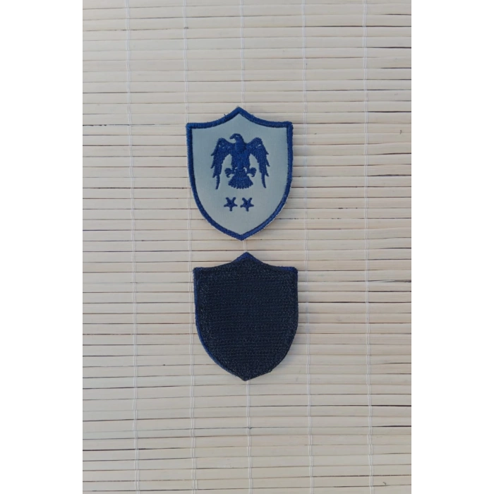 Hava Kuvvetleri Ustegmen Gri Zemin Kartal Nakisli Mini Subay Tisort Rutbe