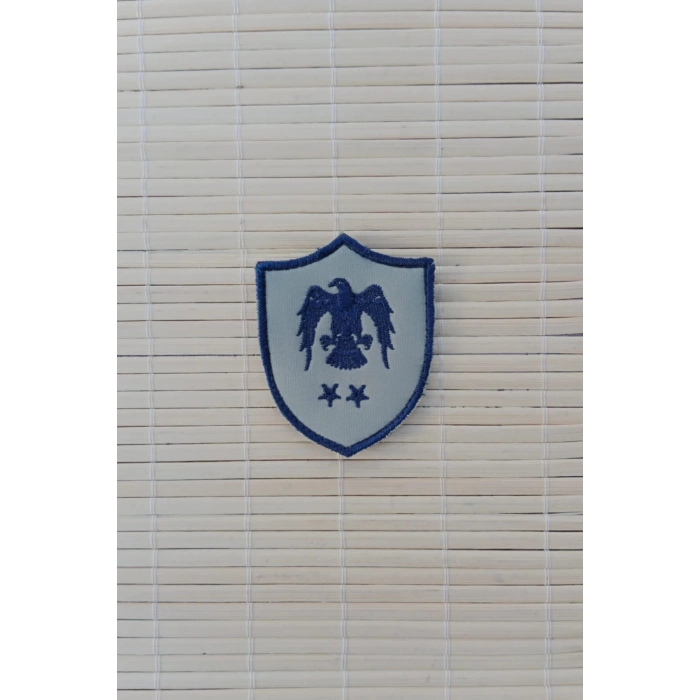 Hava Kuvvetleri Ustegmen Gri Zemin Kartal Nakisli Mini Subay Tisort Rutbesi