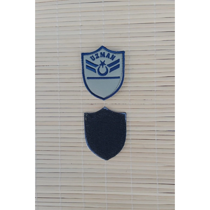 Hava Kuvvetleri Uzman Cavus 1 Kademe Gri Zemin Nakisli Mini Tisort Rutbe