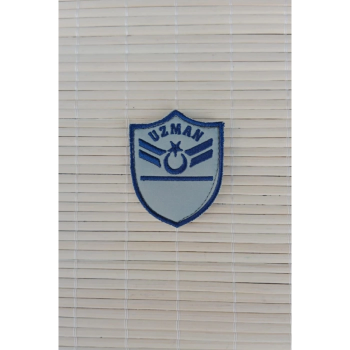 Hava Kuvvetleri Uzman Cavus 1 Kademe Gri Zemin Nakisli Mini Tisort Rutbe