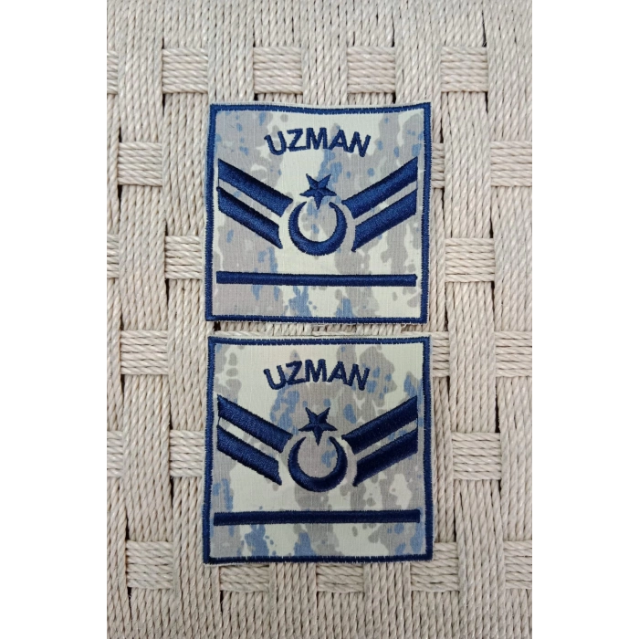 hava kuvvetleri uzman cavus 1 kademe kamuflaj renkli nakis kol rutbe