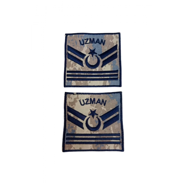 hava kuvvetleri uzman cavus 3 kademe kamuflaj renkli nakis kol rutbe