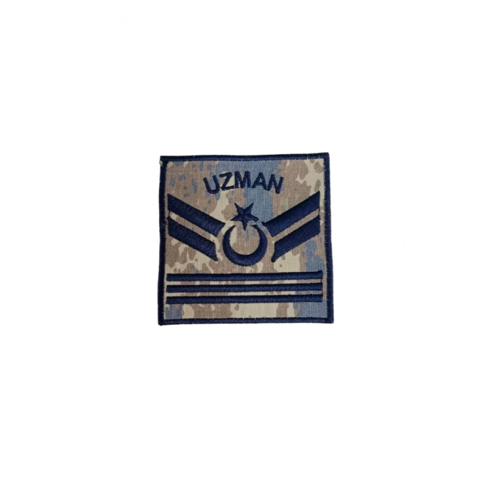 hava kuvvetleri uzman cavus 3 kademe kamuflaj renkli nakis kol rutbe