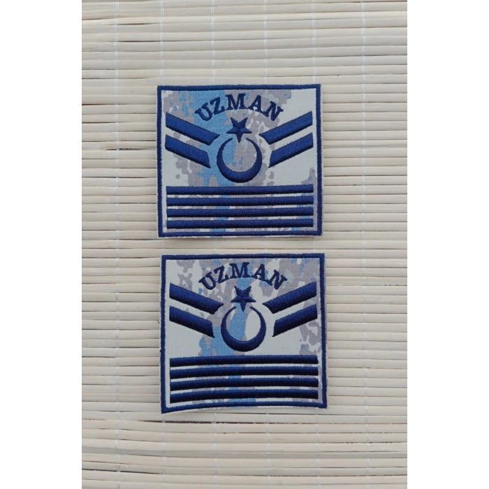 hava kuvvetleri uzman cavus 4 kademe kamuflaj renkli nakis kol rutbe