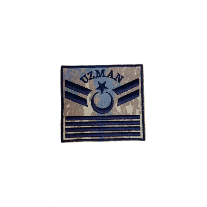 hava kuvvetleri uzman cavus 4 kademe kamuflaj renkli nakis kol rutbe