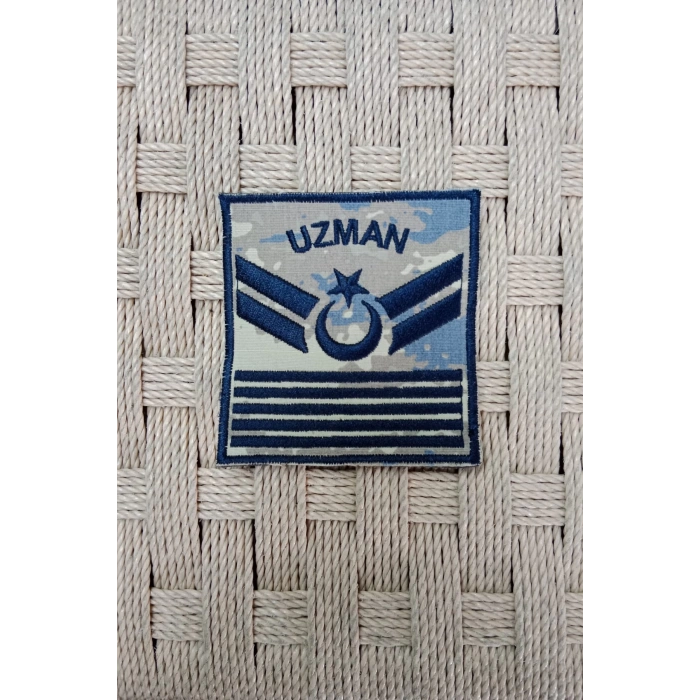 hava kuvvetleri uzman cavus 5 kademe kamuflaj renkli nakis kol rutbe