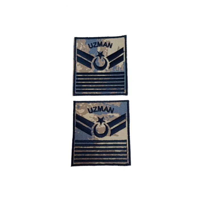 hava kuvvetleri uzman cavus 6 kademe kamuflaj renkli nakis kol rutbe