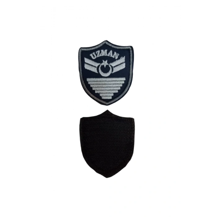 Hava Kuvvetleri Uzman Cavus 7 Kademe Lacivert Zemin Nakisli Mini Polar Arma Rutbesi