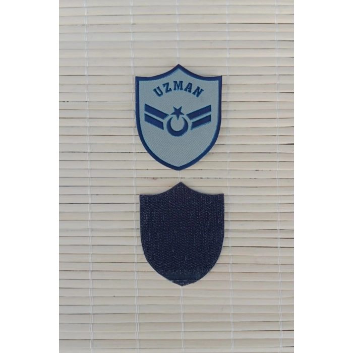 Hava Kuvvetleri Uzman Cavus Gri Zemin Nakisli Mini Tisort Rutbe