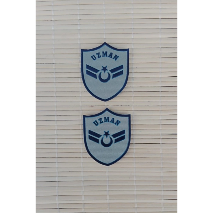 Hava Kuvvetleri Uzman Cavus Gri Zemin Nakisli Mini Tisort Rutbesi