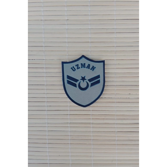 Hava Kuvvetleri Uzman Cavus Gri Zemin Nakisli Mini Tisort Rutbesi