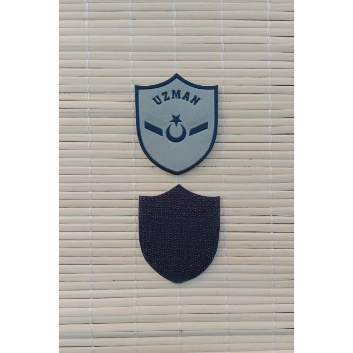 Hava Kuvvetleri Uzman Onbasi Gri Zemin Nakisli Mini Tisort Rutbe