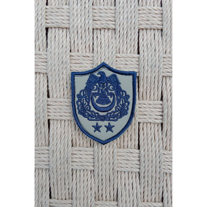 Hava Kuvvetleri Yarbay Subay Gri Zemin Kartal Nakisli Sirmali Mini Tisort Rutbesi