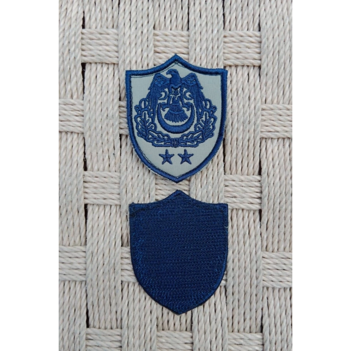 Hava Kuvvetleri Yarbay Subay Gri Zemin Kartal Nakisli Sirmali Mini Tisort Rutbesi