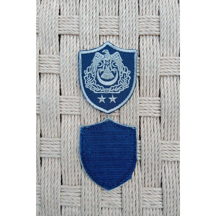 Hava Kuvvetleri Yarbay Subay Lacivert Zemin Kartal Nakisli Sirmali Mini Polar Rutbe