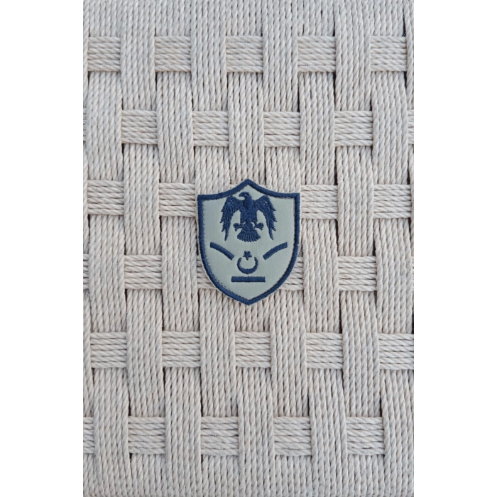 Hava Kuvvetleri Yedek Astsubay Gri Zemin Kartal Nakisli Mini Tisort Rutbesi