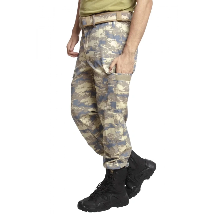Hava Kuvvetleri Yeni Kamuflaj Renkli Kargo Cepli Airsoft Taktik Askeri Pantolon