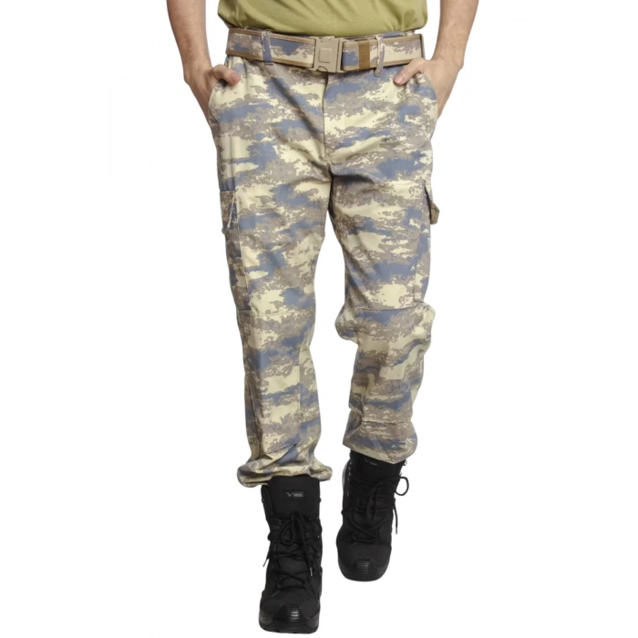 Hava Kuvvetleri Yeni Kamuflaj Renkli Kargo Cepli Airsoft Taktik Askeri Pantolon