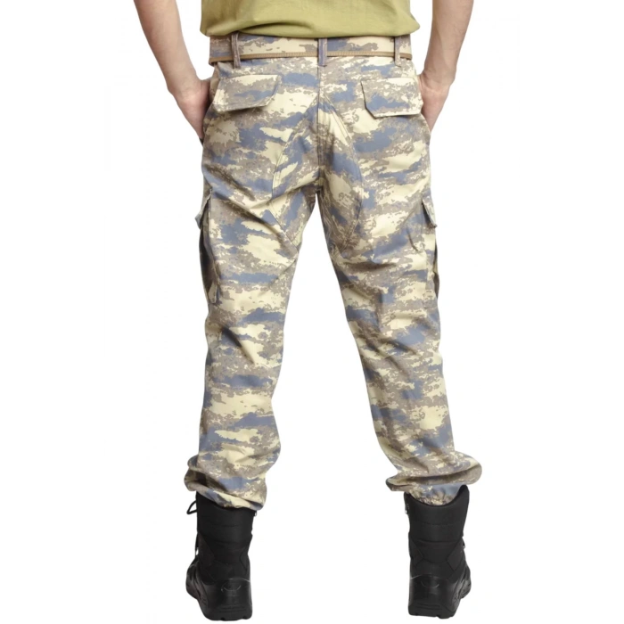 Hava Kuvvetleri Yeni Kamuflaj Renkli Kargo Cepli Airsoft Taktik Askeri Pantolon