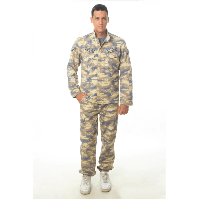 hava kuvvetleri yeni kamuflaj renkli uzun kollu taktik gomlek kargo cepli taktik pantolon long sleeve camouflage