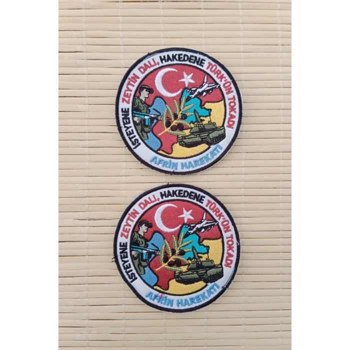 isteyene zeytin dali hakedene turkun tokadi afrin harekati nakis islemeli arma patch pec