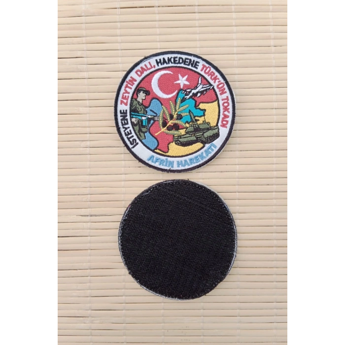 isteyene Zeytin Dali Hakedene Turkun Tokadi Afrin Harekati Nakis islemeli Arma Pec Patch