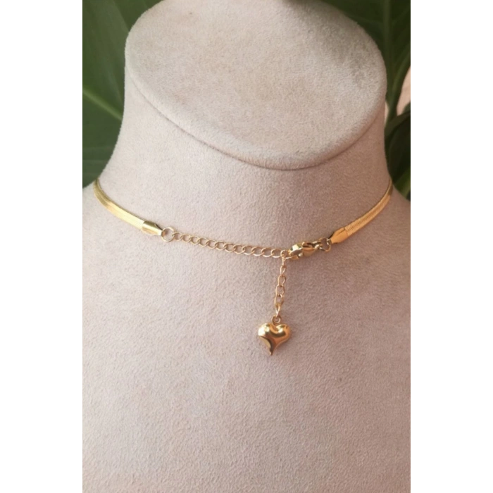 italyan zincirli ozel tasarim ince gold altin renkli zirkon tasli kaliteli paslanmaz celik kolye stainless stell