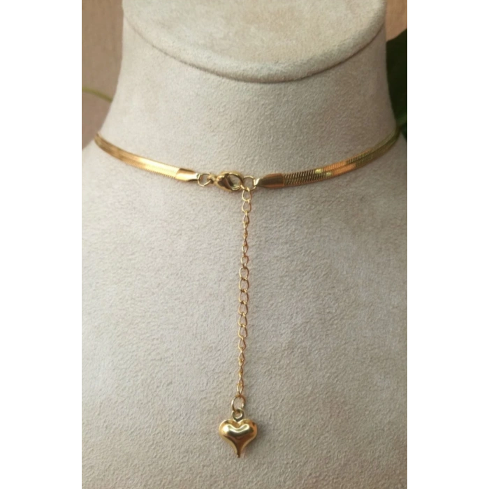 italyan zincirli yildiz tasarim ince gold altin renkli zirkon tasli kaliteli paslanmaz celik kolye stainless stell