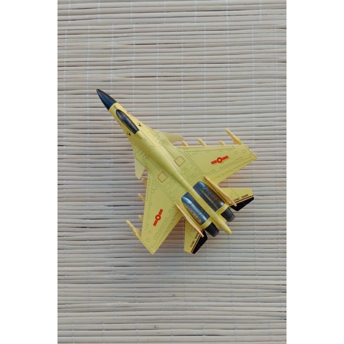 J 15 Flaying Shark Cek Birak Sari Renkli Askeri Savas Ucagi Modeli Maket Ucak