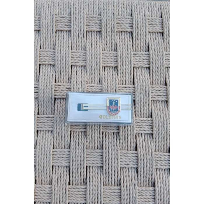 jandarma 1839 amblemli broveli paslanmaz celik mineli renk atmaz masali harici kravat ignesi