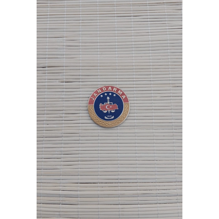 jandarma asayis 1839 kirmizi lacivert zemin 3d plastik gogus arma patch pec