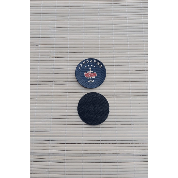 jandarma asayis 1839 siyah zemin 3d plastik gogus arma pec patch
