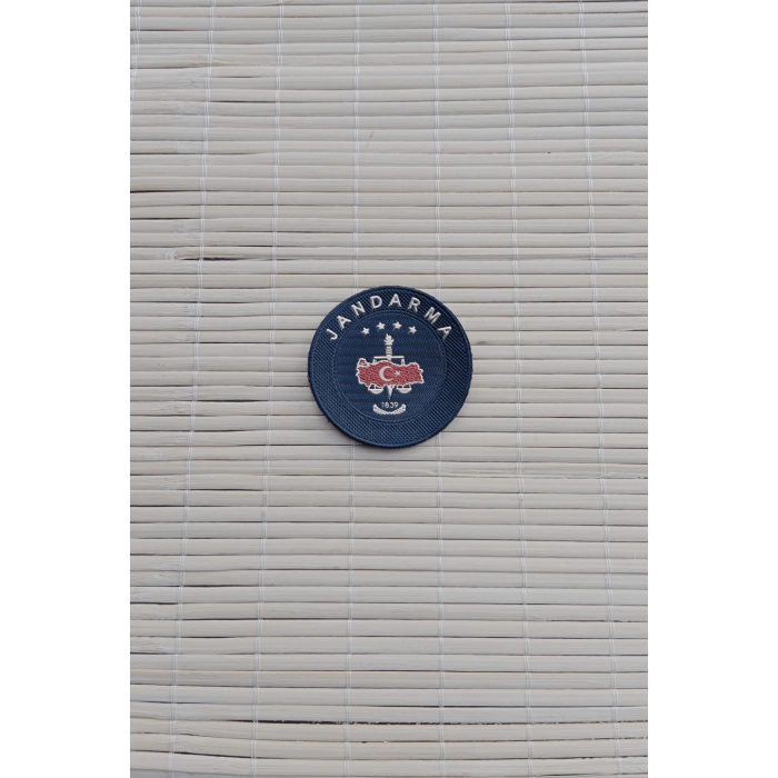 jandarma asayis 1839 siyah zemin 3d plastik gogus arma pec patch