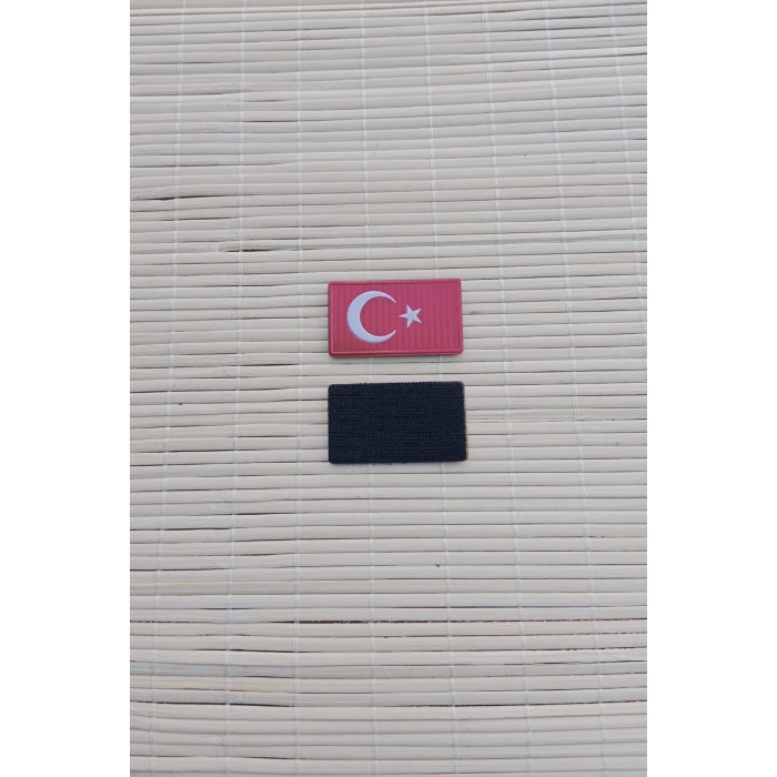 asayis 3d tpu plastik kirmizi zemin gogus arma patch pec bayrak