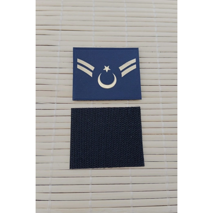 jandarma asayis astsubay cavus lacivert renkli 3d mini termoplastik rutbe