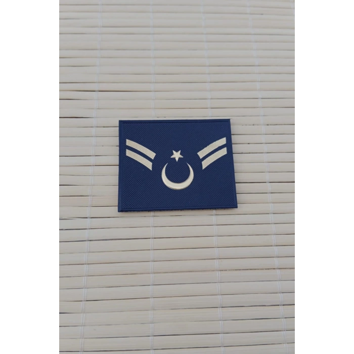 jandarma asayis astsubay cavus lacivert renkli 3d mini termoplastik rutbe