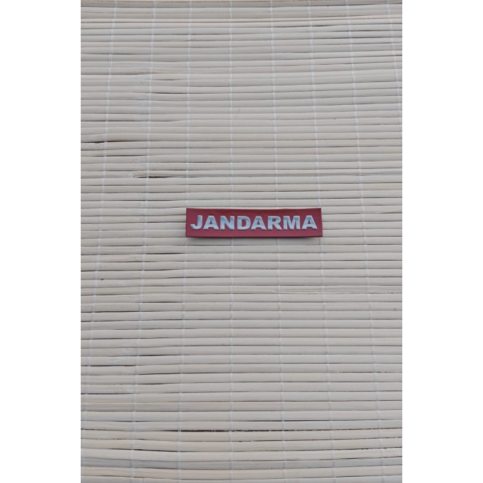 jandarma asayis jandarma yazisi 3d tpu plastik gogus arma isimlik patch pec