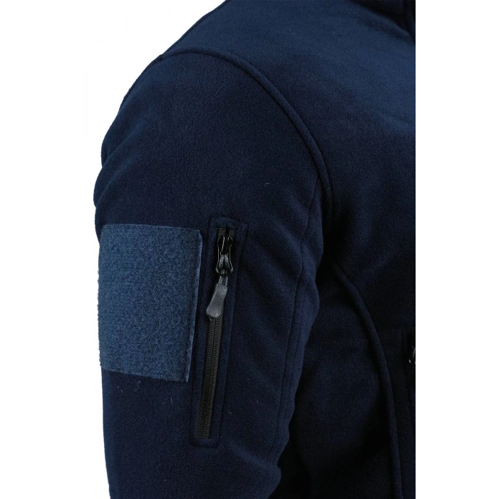 jandarma asayis lacivert renkli bato yaka rengi solmaz 5 cepli reflektorlu polar mont